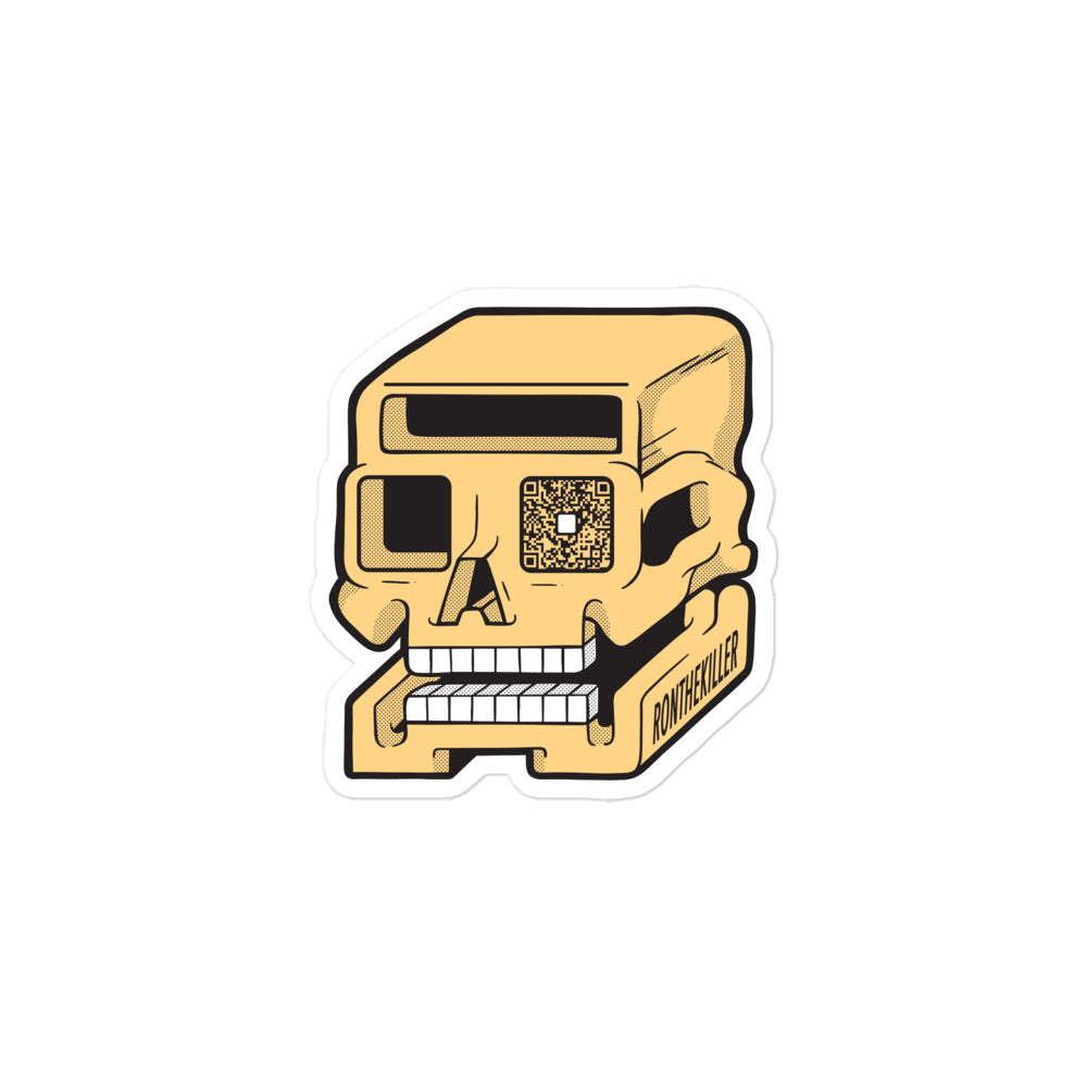 SKULL 2024 STICKER YELLOW EDITION